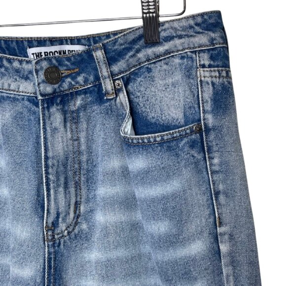 THE ROCKN REV | Women's Casual Light Wash Distressed Jeans | Size 12 - Picture 6 of 13